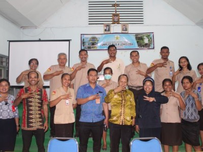 Foto Bersama Setelah Selesai Kegiatan IKM Pembuatan Projek Pancasila