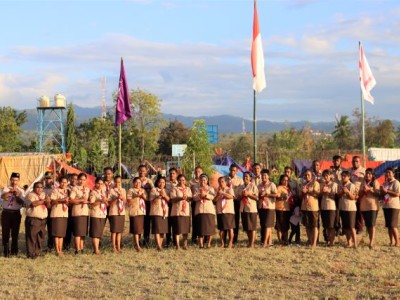 Foto Bersama Setelah Selesai Apel