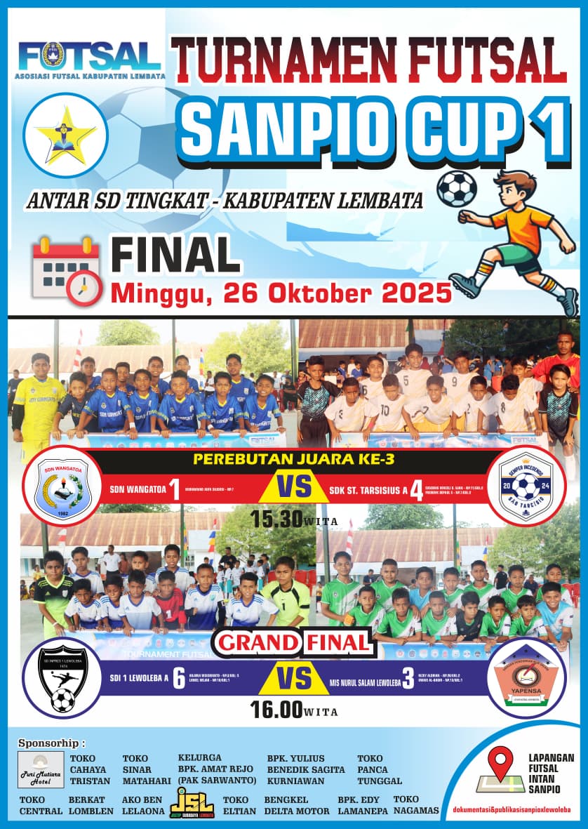 TURNAMEN FUTSAL SANPIO CUP I